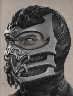 236x310 Mortal Kombat - Scorpion Mortal Kombat Drawing