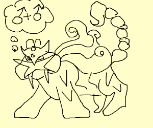 300x250 Homosexual Electric Tiger Has A Scorpion Tail Drawing - Scorpion Tail Drawing