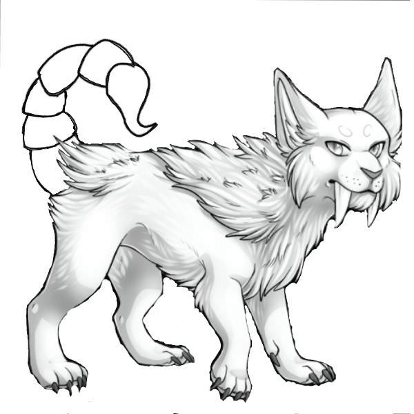 600x600 Scorpion Tail - Scorpion Tail Drawing