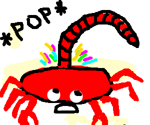 300x250 Crab Spawns A Scorpion Tail Drawing - Scorpion Tail Drawing