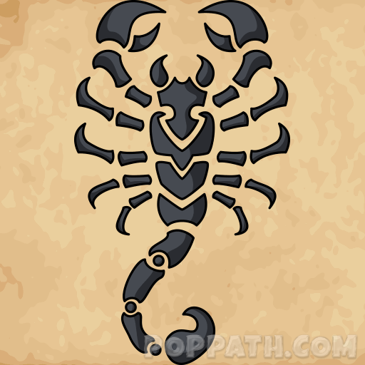 512x512 How To Draw A Scorpion Tattoo Pop Path - Scorpion Tattoo Drawing