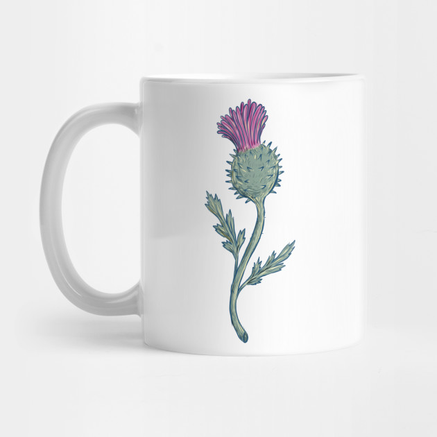 630x630 scottish thistle drawing - Scottish Thistle Drawing