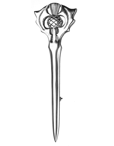 380x484 scottish thistle kilt pin - Scottish Thistle Line Drawing