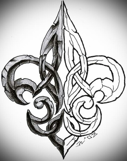 500x634 Muy Future Tattoo Uploaded - Scout Drawing