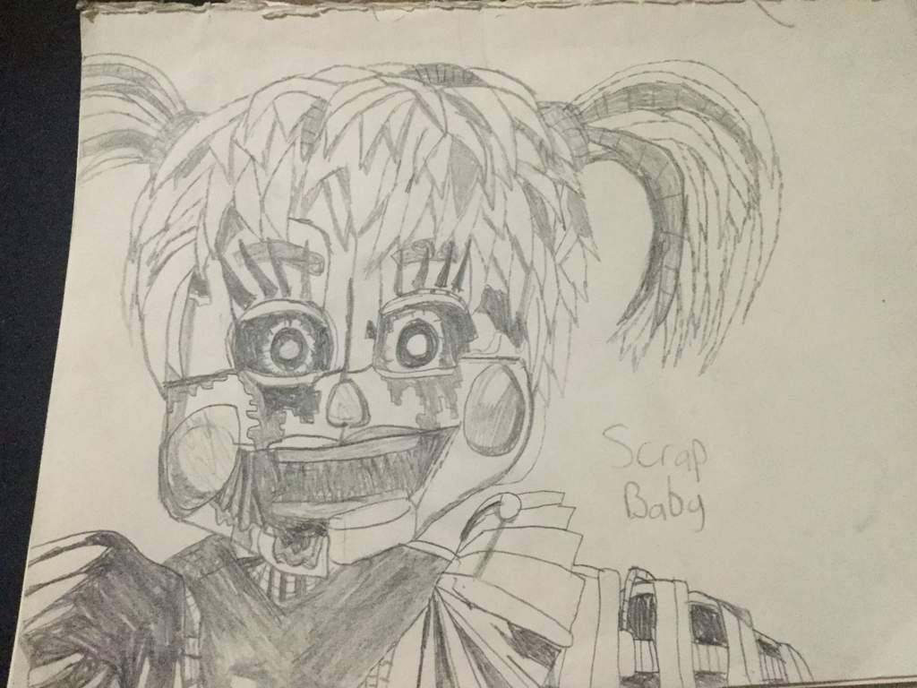 1024x768 Scrap Baby Drawing Five Nights At Freddy's Amino - Scrap Drawing