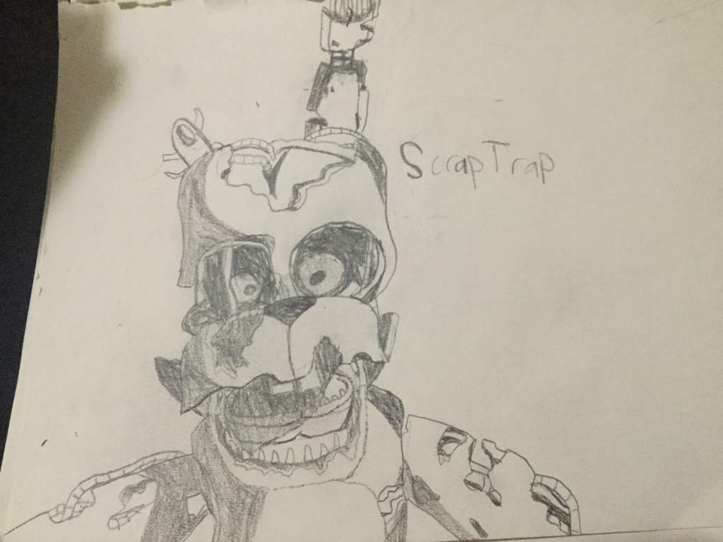 1024x768 Scrap Trapwilliam Afton Drawing! Five Nights At Freddy's Amino - Scrap Drawing