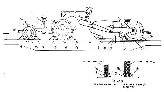 694x389 combination four wheel, tractor and two wheel tractor drawn - Scraper Drawing
