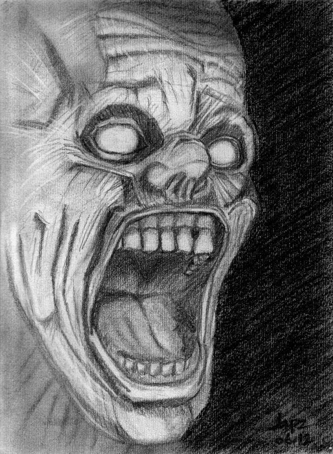 660x900 scream of silence drawing - Scream Drawing