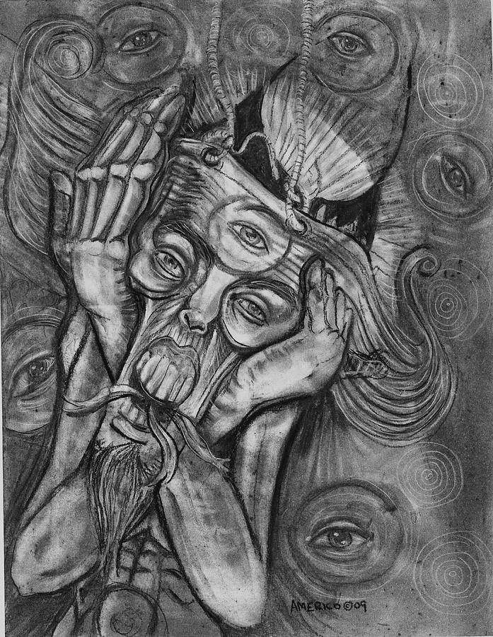 697x900 the scream drawing - Scream Drawing