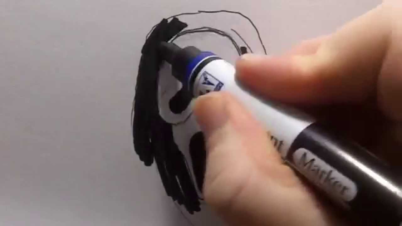 1280x720 how to draw a scream halloween mask - Scream Mask Drawing