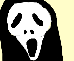 300x250 the scream mask drawing - Scream Mask Drawing