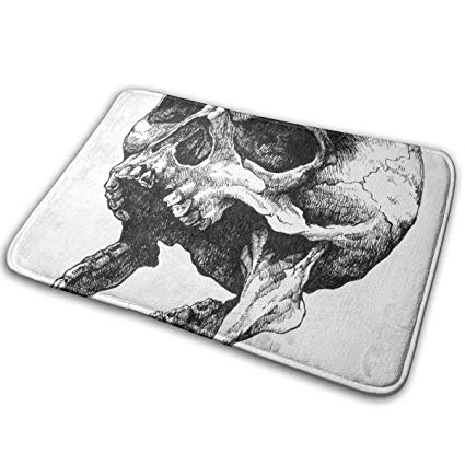 425x425 Dididi Halloween Screaming Skull Black And White Throw - Screaming Skull Drawing