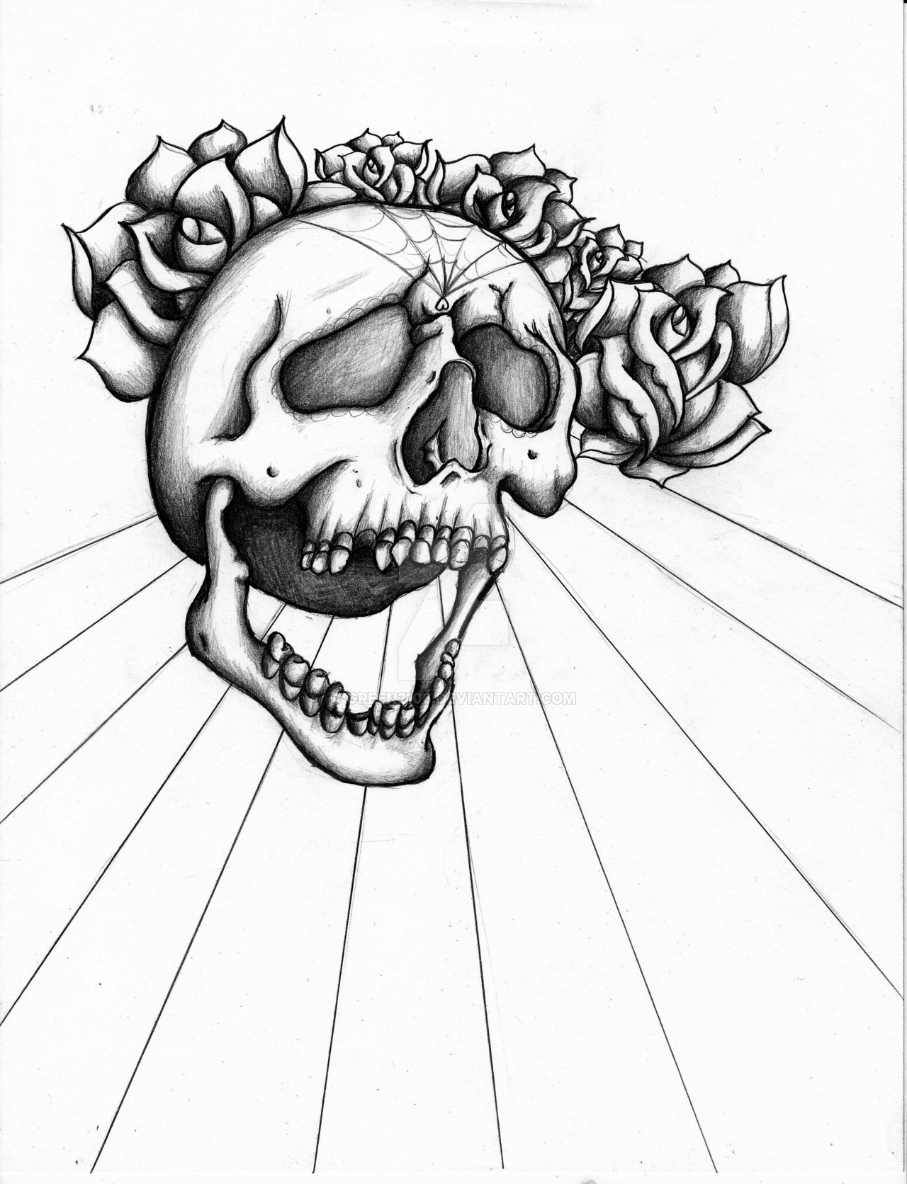 1280x1672 Screaming Skull - Screaming Skull Drawing