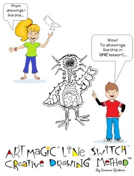 268x350 creative drawing! amazing whimsical birds! art magic line switch - Script Drawing