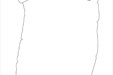 450x300 Scroll Paper Template - Scroll Drawing Template