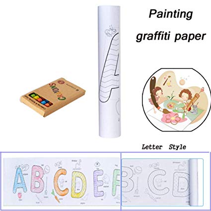 425x425 Livoty Children Drawing Scroll Paper Wallpaper - Scroll Paper Drawing