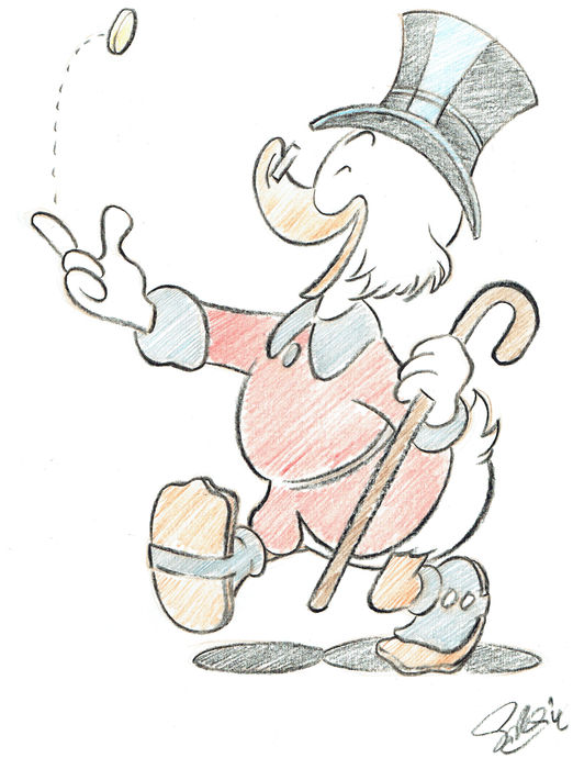 522x700 Garrido, Sergio - Scrooge Mcduck Drawing
