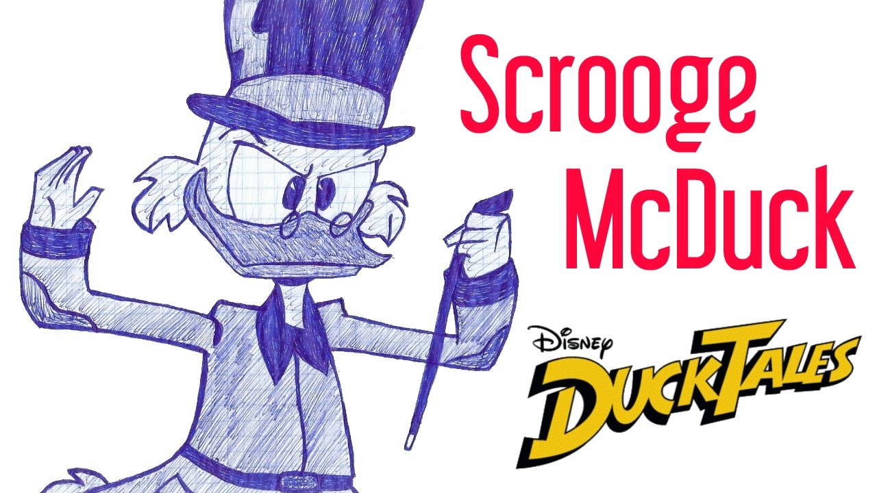 1280x720 How To Draw - Scrooge Mcduck Drawing
