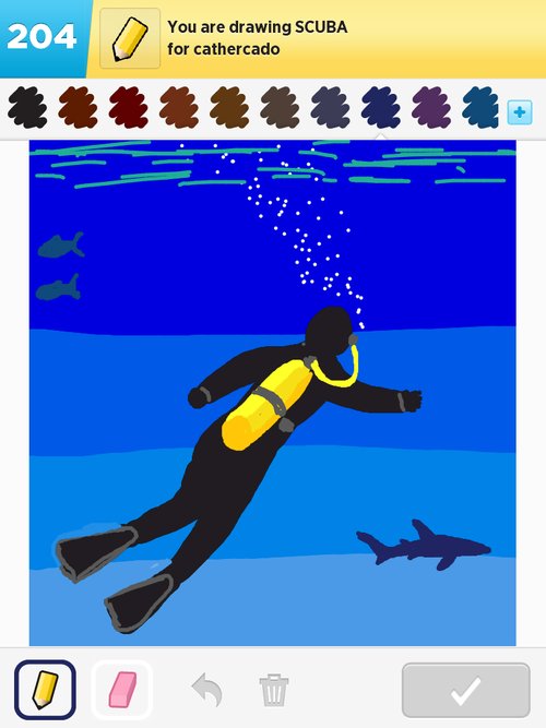 500x667 scuba drawings - Scuba Drawing