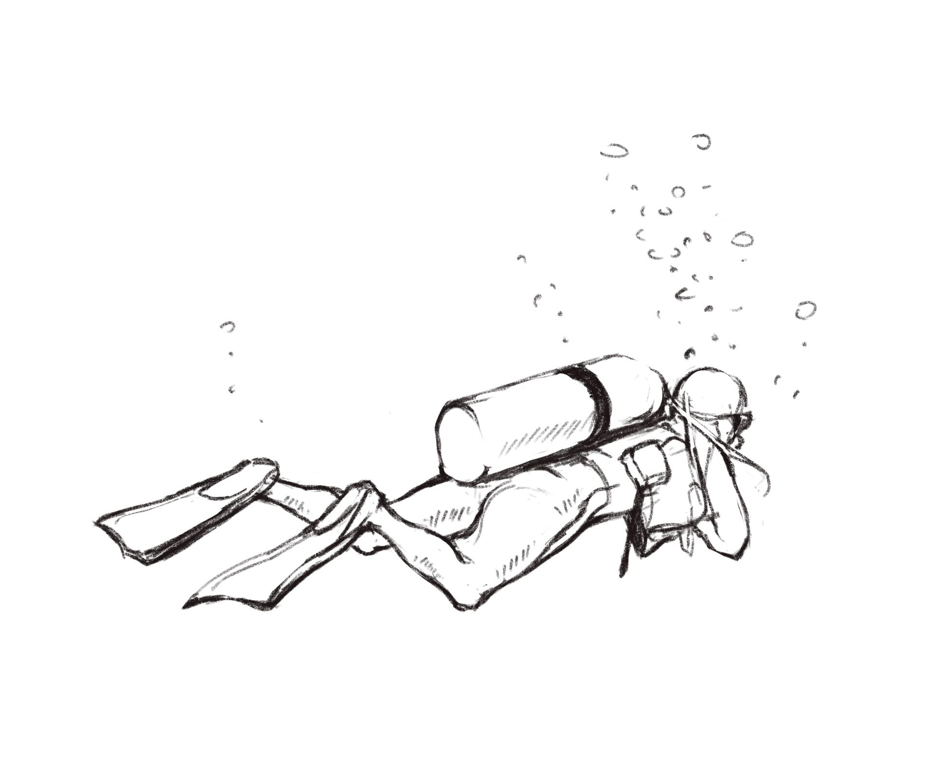 Scuba Tank Drawing at Explore collection of Scuba