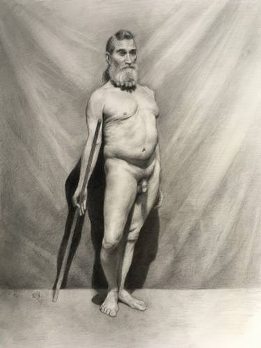 375x500 freddy, as greek sculpture drawing - Sculpture Drawing