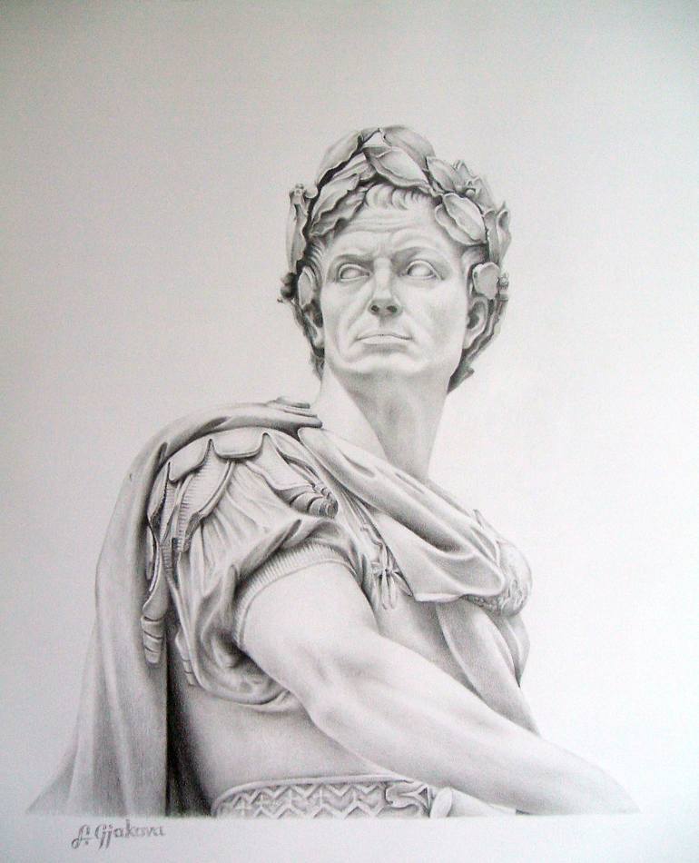 770x950 julius caesar drawing - Sculpture Drawing