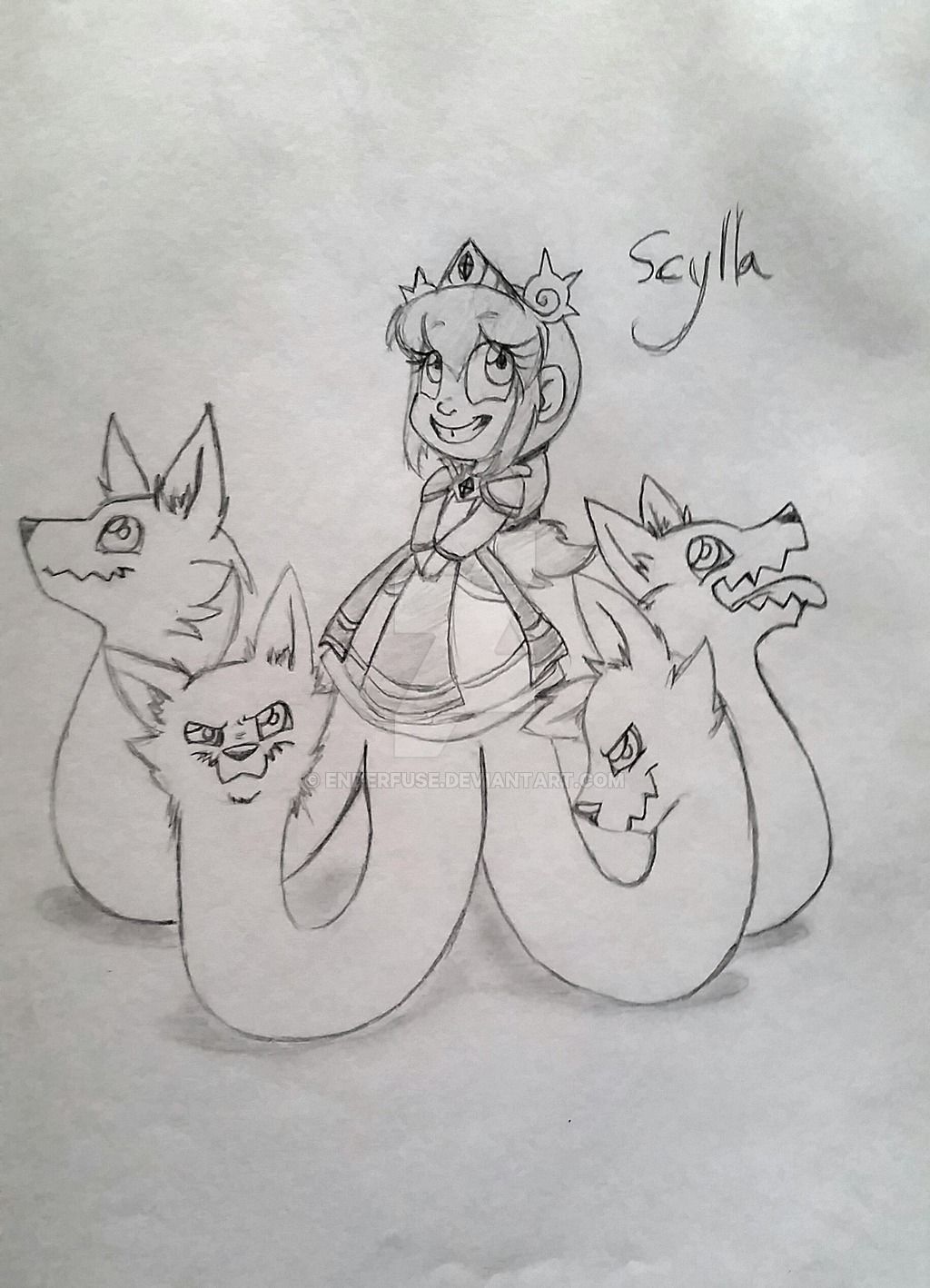 1024x1418 Little Miss Scylla - Scylla Drawing