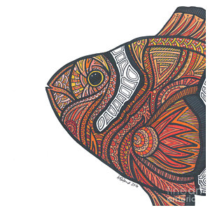 300x300 sea anemone drawings fine art america - Sea Anemone Drawing