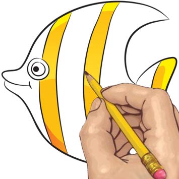 355x355 How To Draw Sea Animals And Fishes Appstore For Android - Sea Animals Drawing