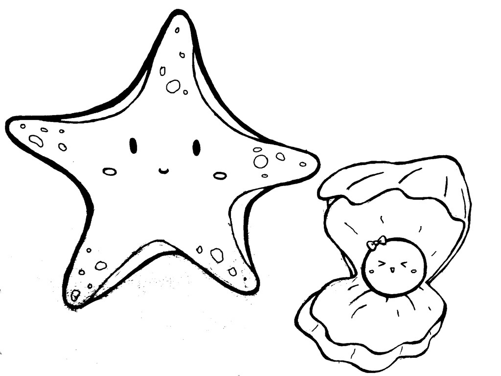 1024x768 Easy How To Draw Sea Animals Step - Sea Animals Drawing