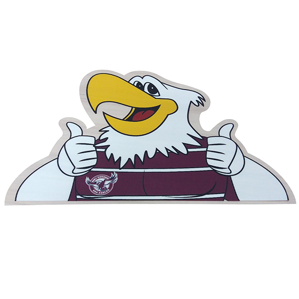600x600 nrl mascot back window decal sea eagles ota marketing australia - Sea Eagles Drawing