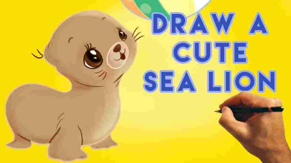 1011x569 a caron sea lion cute and narrated turial rhyoutubecom art - Sea Lion Drawing For Kids