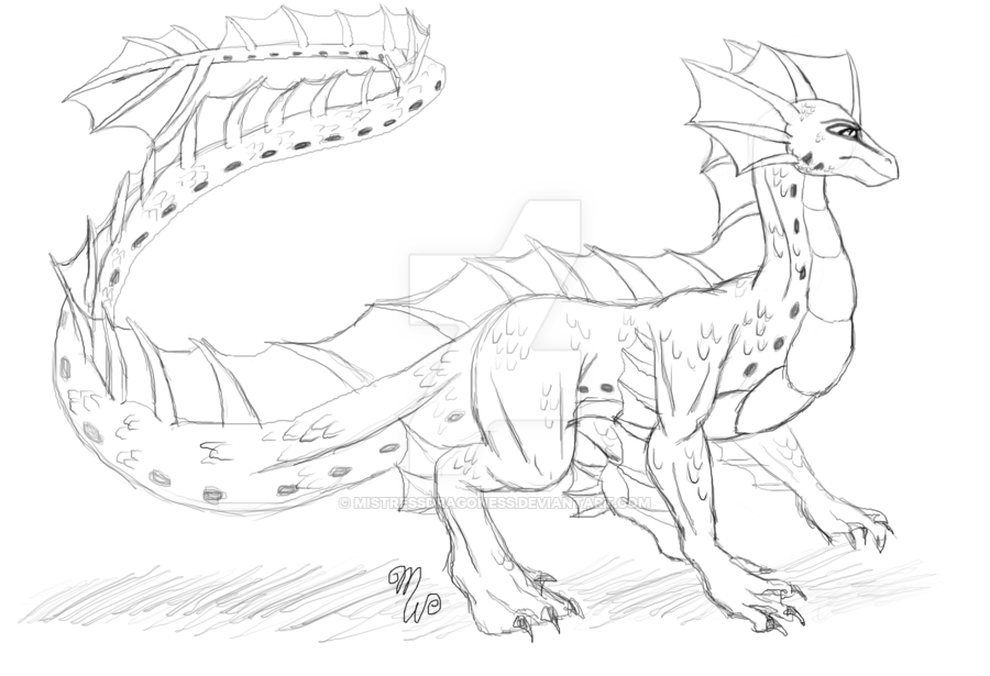 900x615 pcanti the sea serpent - Sea Serpent Drawing