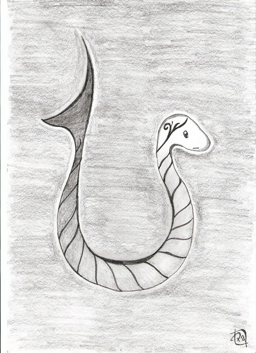 850x1169 Sad Sea Snake Drawing - Sea Snake Drawing