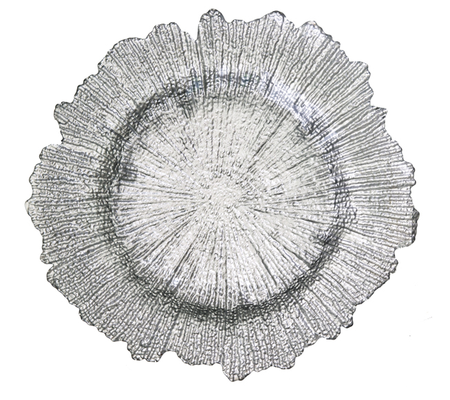 654x581 sea sponge silver different look charger plates wholesale - Sea Sponge Drawing