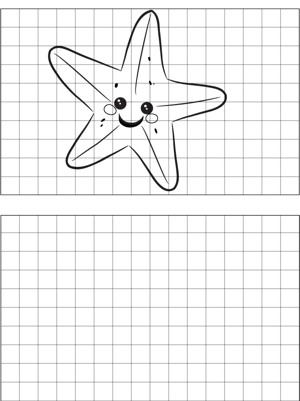 300x401 Sea Star Drawing Coloring Page - Sea Star Drawing