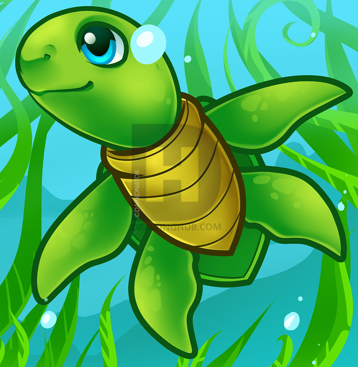 1170x1200 how to draw a sea turtle, cartoon sea turtle, step - Sea Turtle Cartoon Drawing