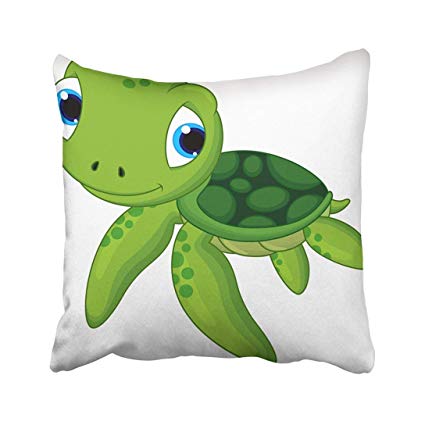 425x425 custom green cute baby sea turtle cartoon animal shell - Sea Turtle Cartoon Drawing