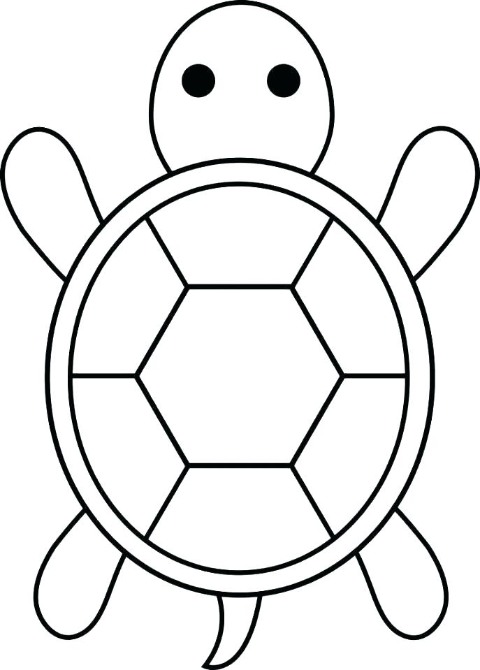 687x959 sea turtle drawing for kids at free for personal swimming turtle - Sea Turtle Drawing For Kids