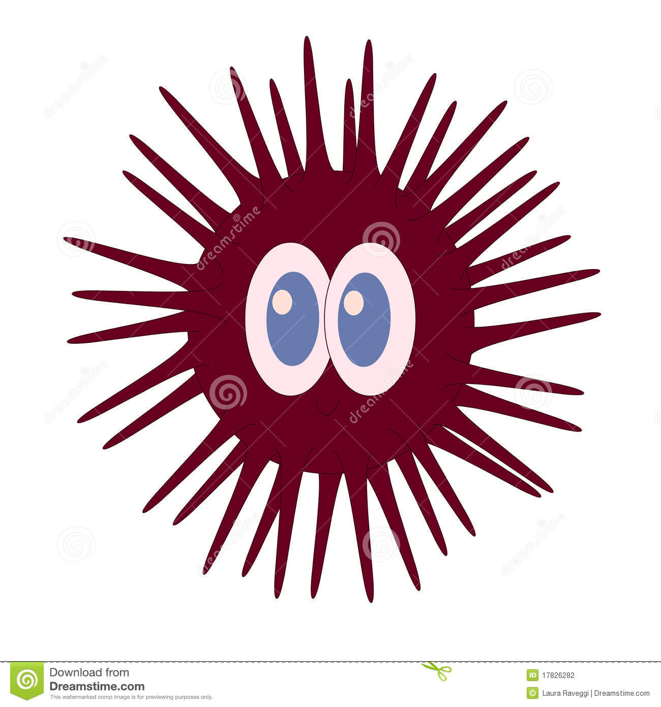 1300x1390 Sea Urchin Clipart Drawing - Sea Urchin Drawing