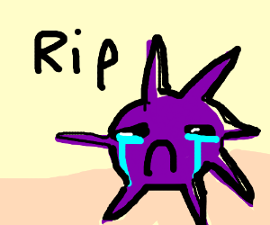 300x250 A Sad Purple Sea Urchin Drawing - Sea Urchin Drawing