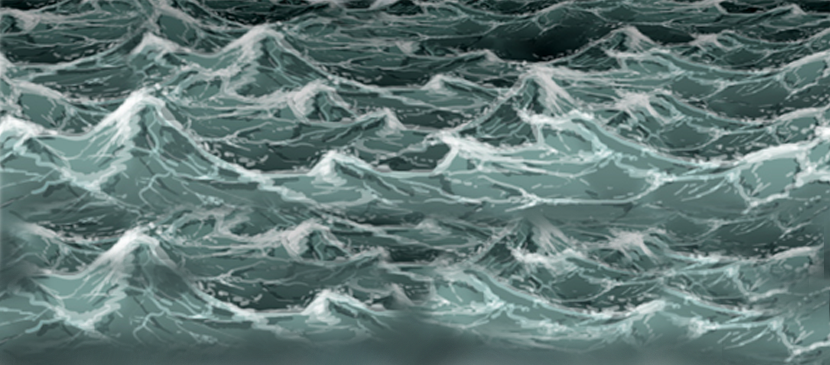 830x365 Making A Realistic Sea Wave - Sea Waves Drawing