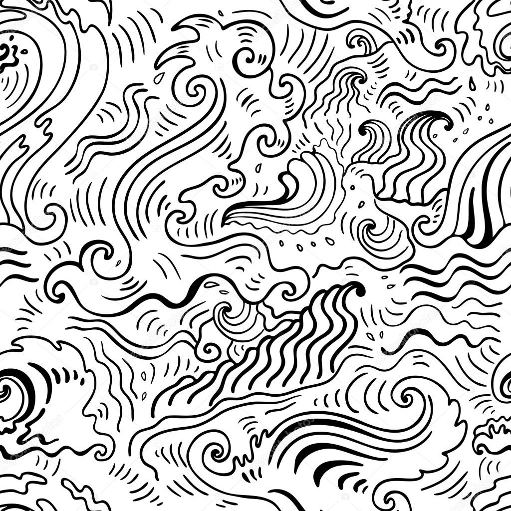 1024x1024 waves drawing sea wave for free download - Sea Waves Drawing