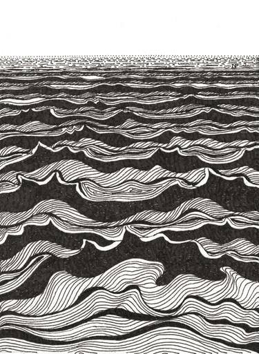 375x513 summer sketches sea waves i drawing - Sea Waves Drawing