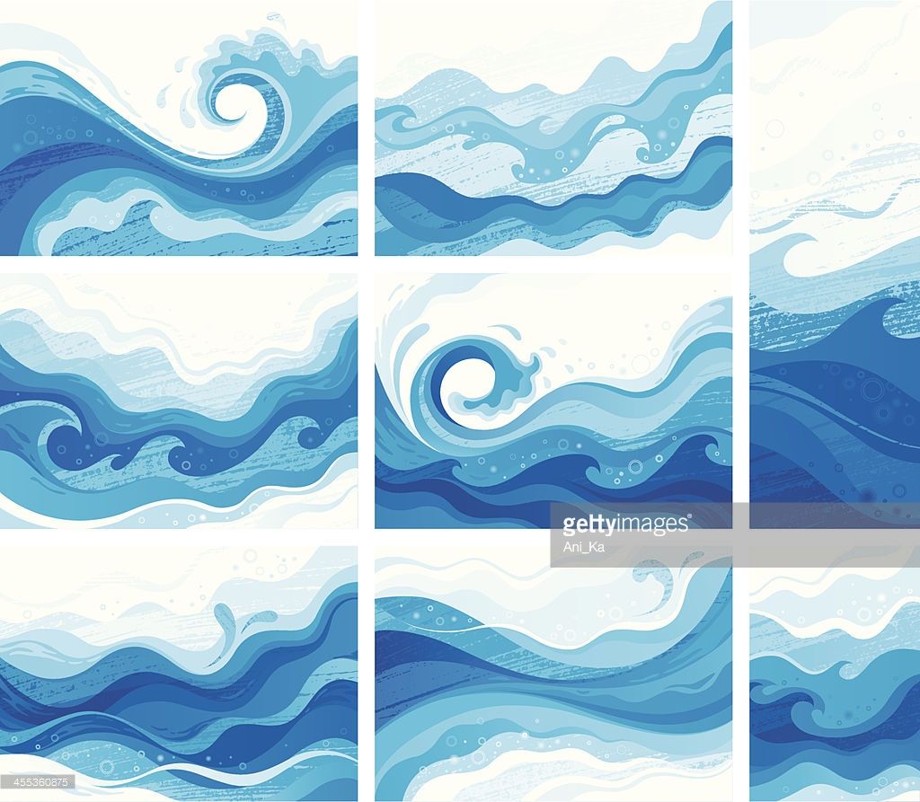 1024x893 vektorgrafik blaue wellen graphic sea waves water - Sea Waves Drawing