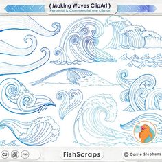 236x236 Drawn Sea Wave Drawing - Sea Waves Drawing