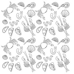 240x240 seafood drawing photos, royalty free images, graphics, vectors - Seafood Drawing