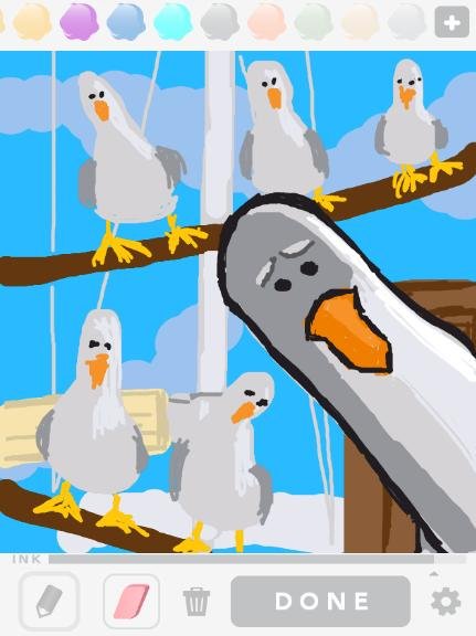 431x576 Seagull Drawings - Seagull Drawing