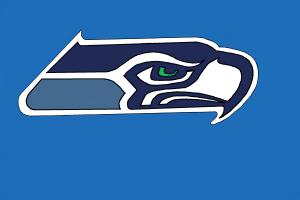 300x200 How To Draw The Seattle Seahawks Logo, Nfl Team Logo - Seahawks Drawing