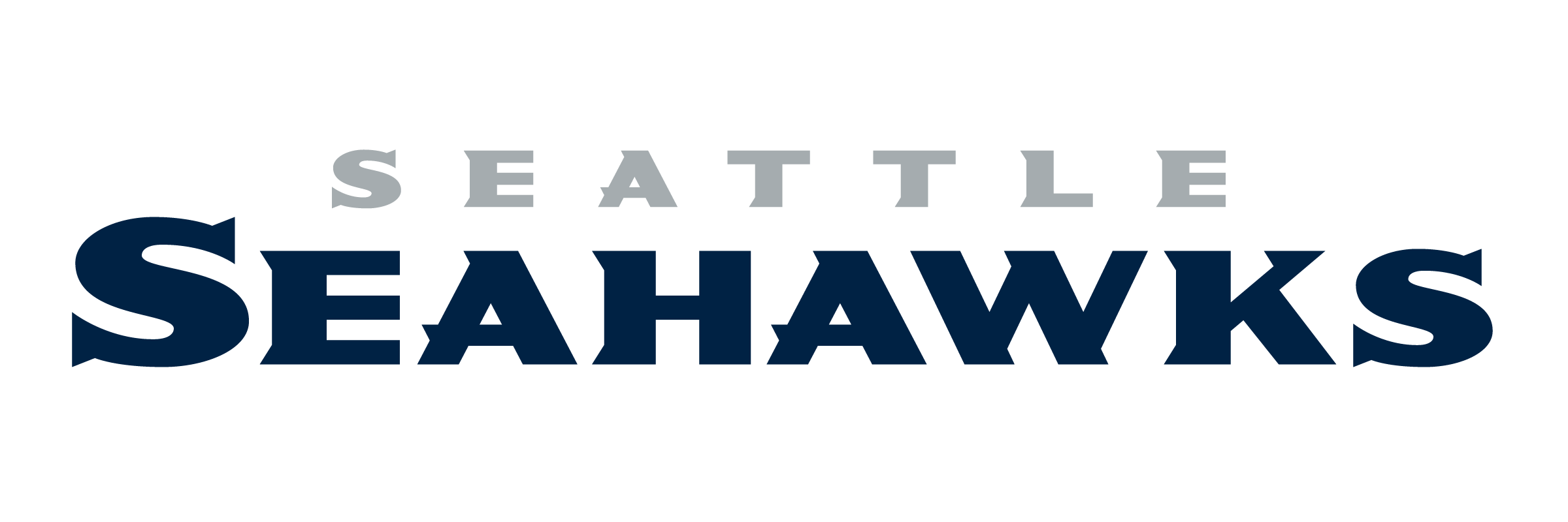 2400x800 drawing seahawks transparent png clipart free download - Seahawks Logo Drawing